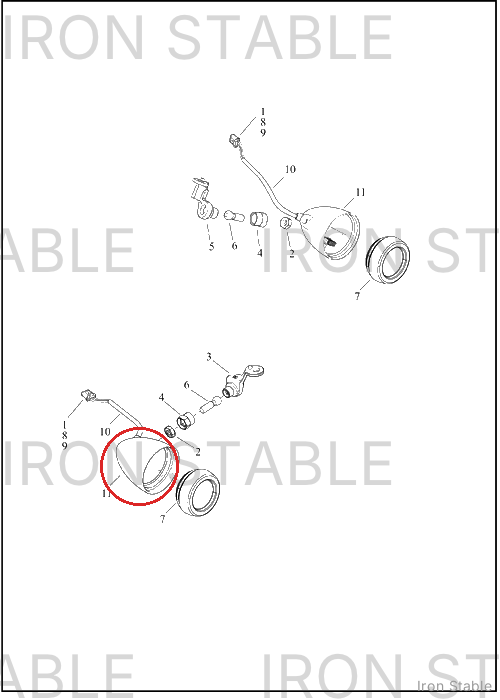 Harley-Davidson Turnsignal, X