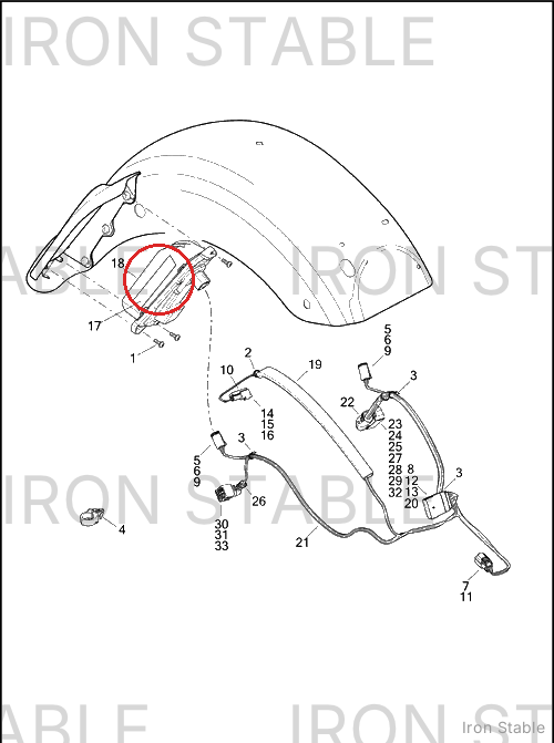 Harley-Davidson Stt Assembly, Rh, Amber Lens/Hdi