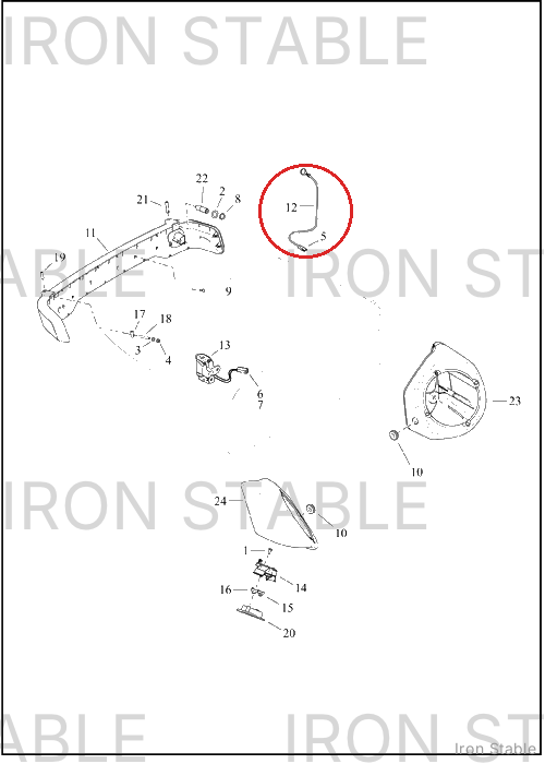 Harley-Davidson Housing, Tl, T-Pak Bezel Assembly, Do