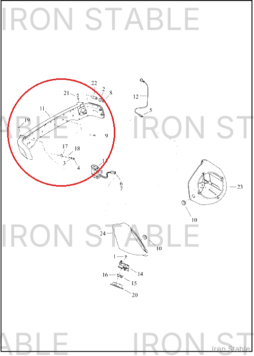 Harley-Davidson Housing, Tl, T-Pak Bezel Assembly, Do