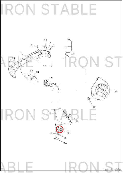 Harley-Davidson Housing, Tl, T-Pak Bezel Assembly, Hd