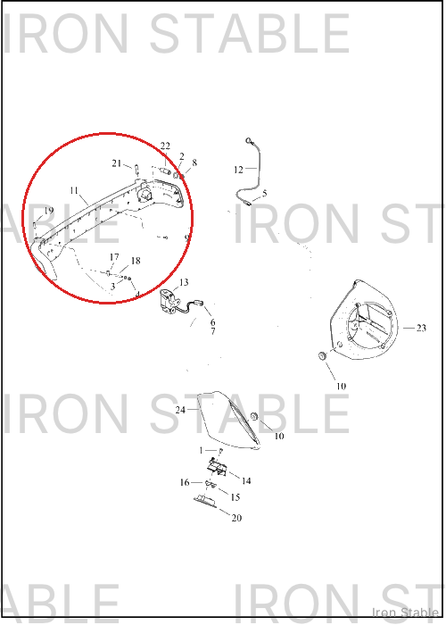 Harley-Davidson Housing, Tl, T-Pak Bezel Assembly, Hd