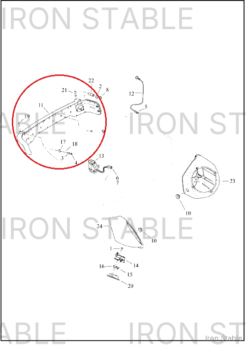 Harley-Davidson Housing, Tl, T-Pak Bezel Assembly, Hd