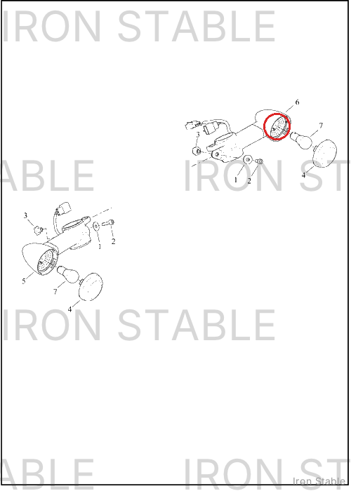 Harley-Davidson Turnsignal, Assembly, Lh/Front, Hdi
