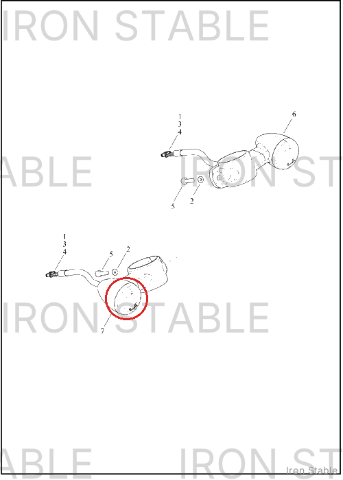 Harley-Davidson Turnsignal, Assembly, Rh/Front, Hdi