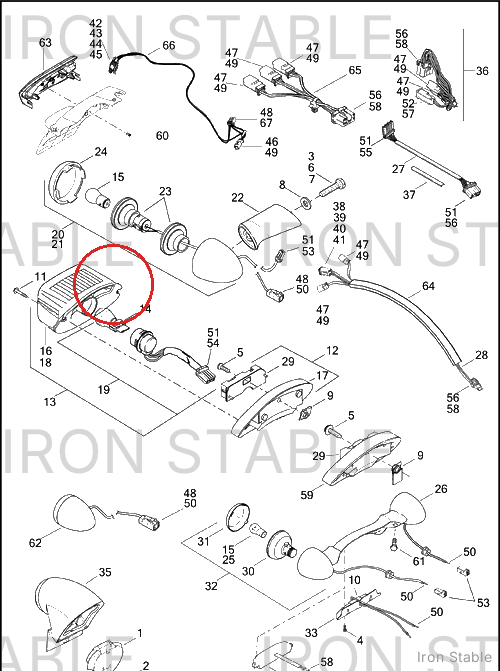 Harley-Davidson Turnsignal, Assemblies