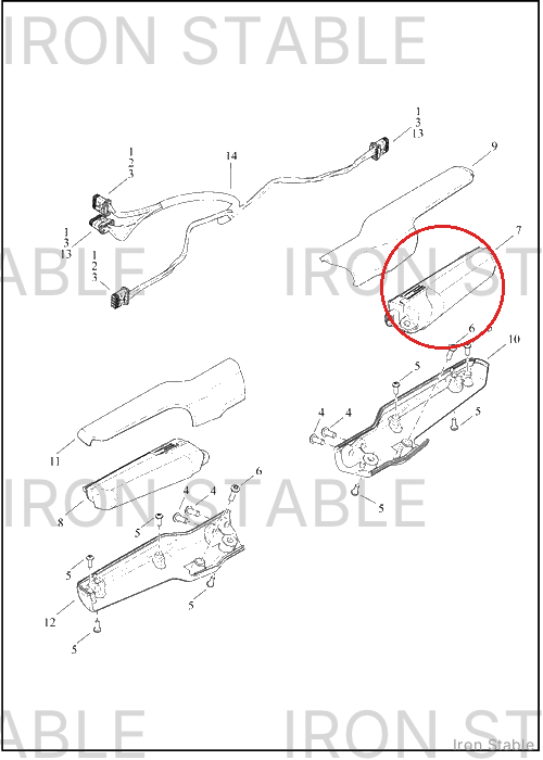 Harley-Davidson Turnsignal, Light Bar Turn, Fr L