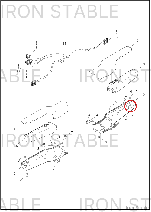Harley-Davidson Turnsignal, Hsg, Fr, Lh, Lower