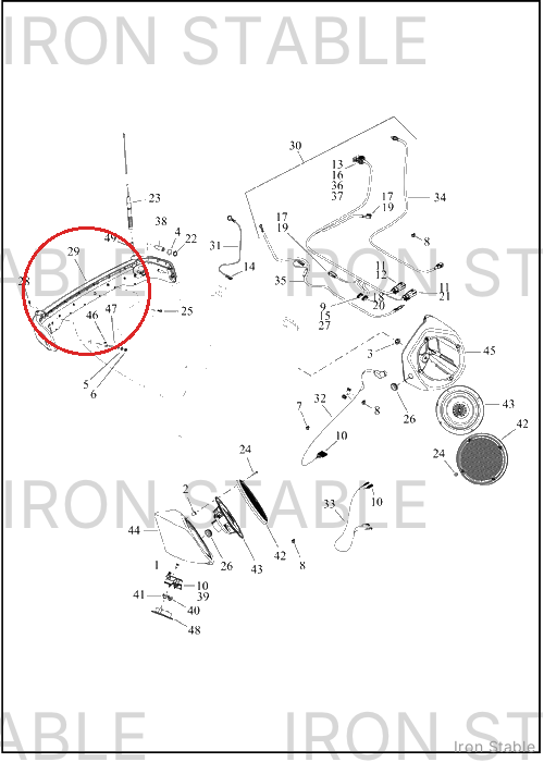 Harley-Davidson T/P Bzl Assembly, Hdi, Blk Strdst
