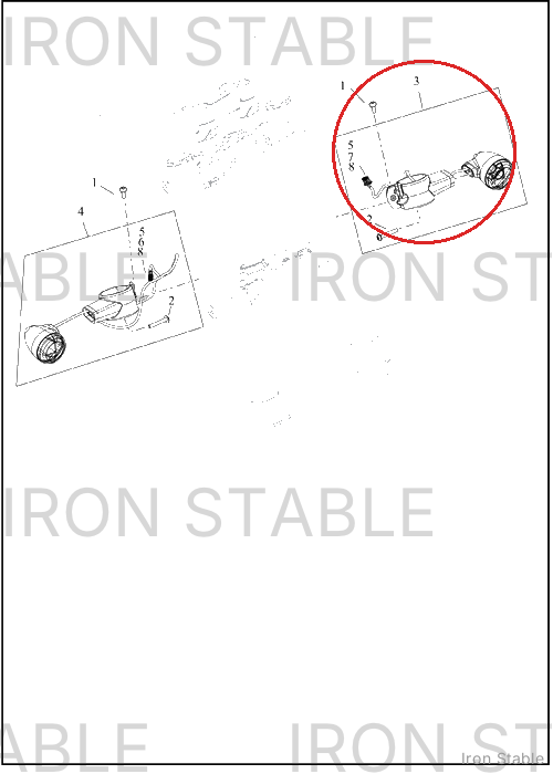 Harley-Davidson Turnsignal, Fr/Lh, Dom, 330