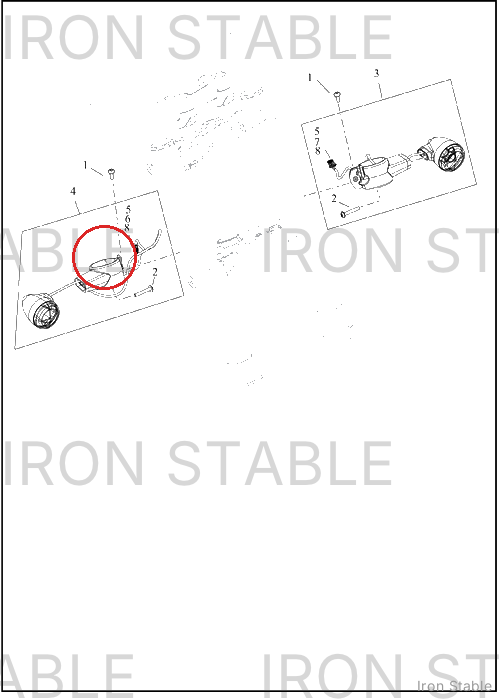 Harley-Davidson Turnsignal, Fr/Rh, Dom, 270
