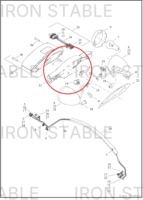 Harley-Davidson Housing, Tl, Base