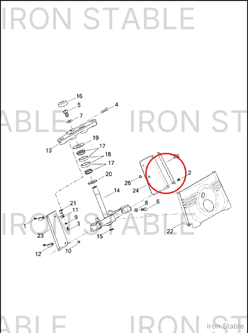 Harley-Davidson Kit-Moulding, Cover, Trpl Clmp, F