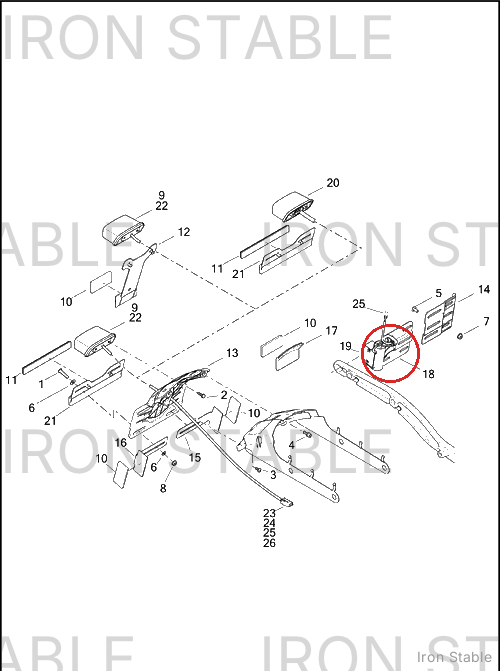 Harley-Davidson Lic'se Plate Assembly