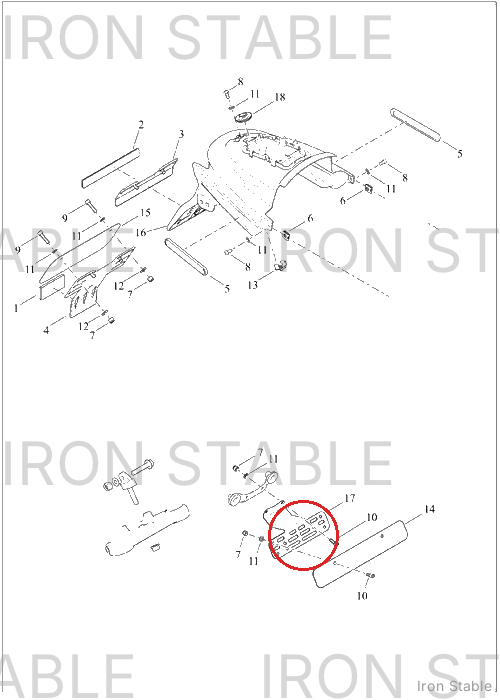 Harley-Davidson Bracket, Number Plate, Front