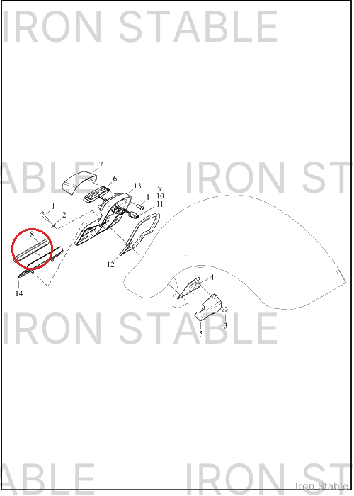 Harley-Davidson Light, Lic Pl, Cover, Sld