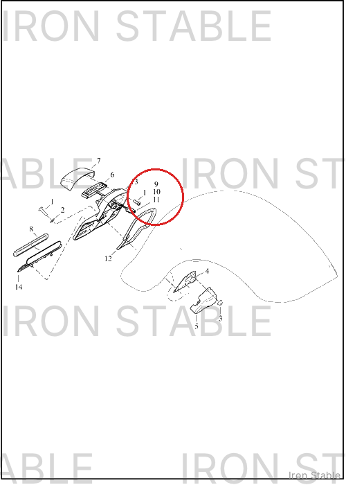 Harley-Davidson Light, Lic Pl, Cover, Sld