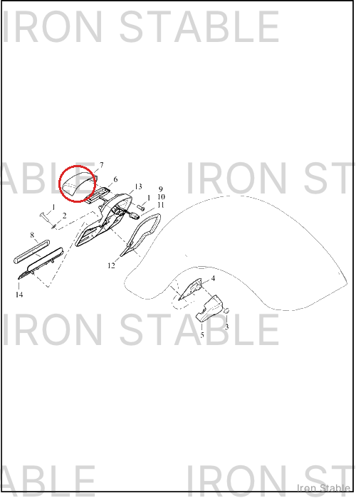 Harley-Davidson Light, Lic Pl, Cover, Sld