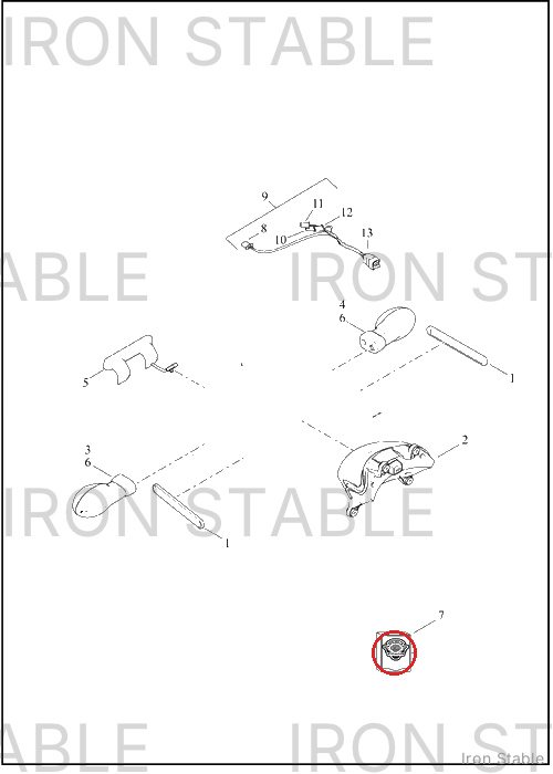 Harley-Davidson Kit, Refl/Lic, Lpm Hardware