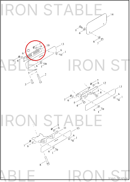 Harley-Davidson Bracket, Lic Pl, Front