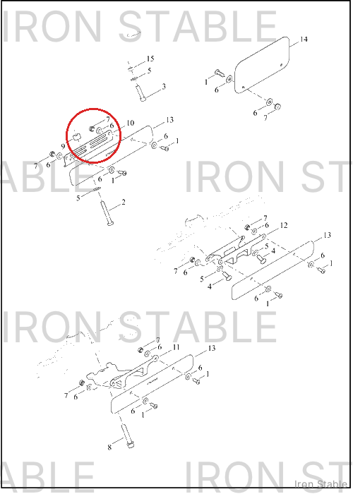 Harley-Davidson Bracket, Lic Pl, Front