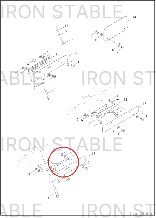 Harley-Davidson Bracket, Lic Pl, Front