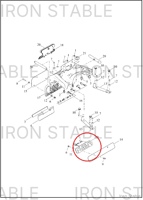 Harley-Davidson Bracket, Lic Pl, Front