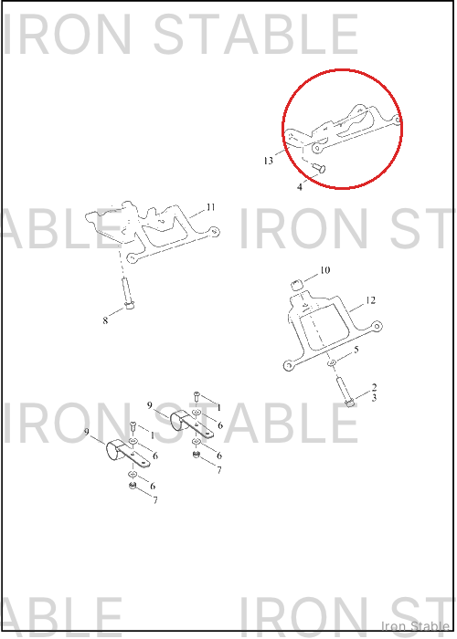 Harley-Davidson Bracket, Lic Pl, Id Fr