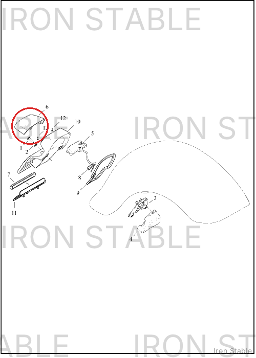 Harley-Davidson Holder, Lic Pl, Cover, Light, Solid