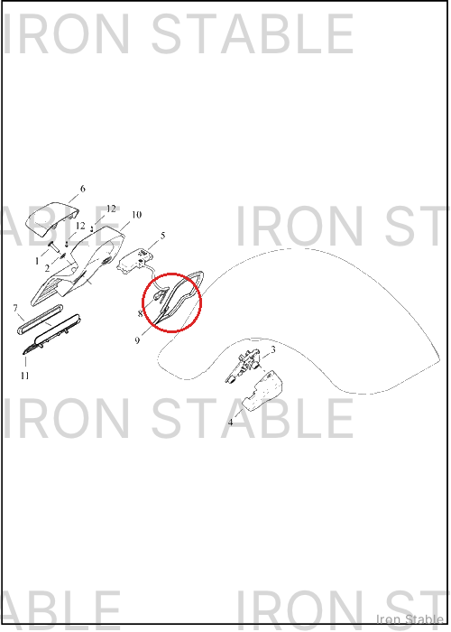 Harley-Davidson Holder, Lic Pl, Gasket, Lpm