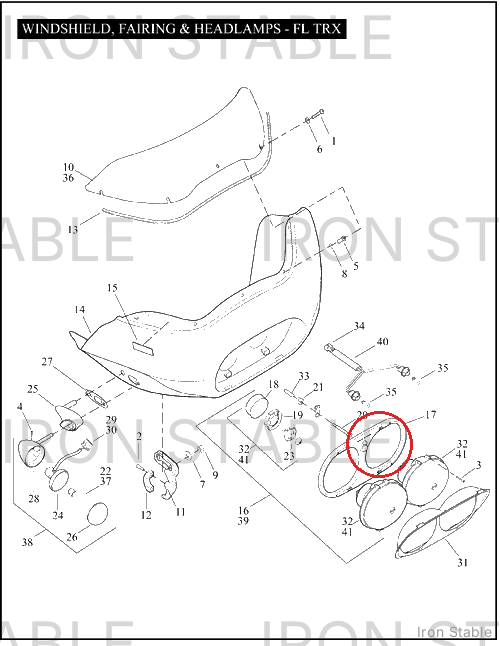 Harley-Davidson Trim, Dual Hdlamp