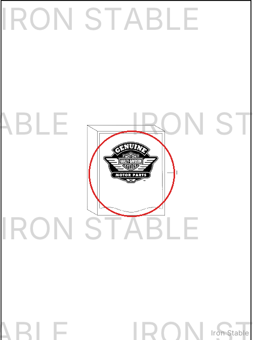 Harley-Davidson Bracket, Rr Marker Lite