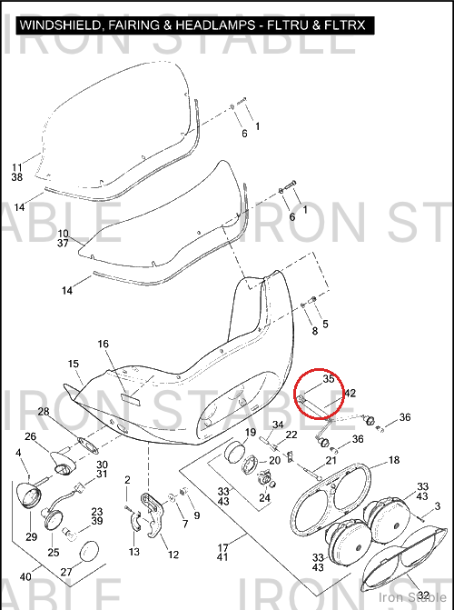Harley-Davidson Position Lamp Assembly