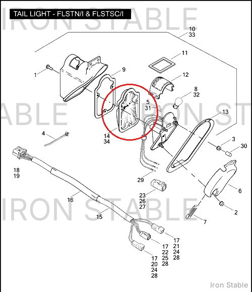 Harley-Davidson Tombstone Lens, Dom