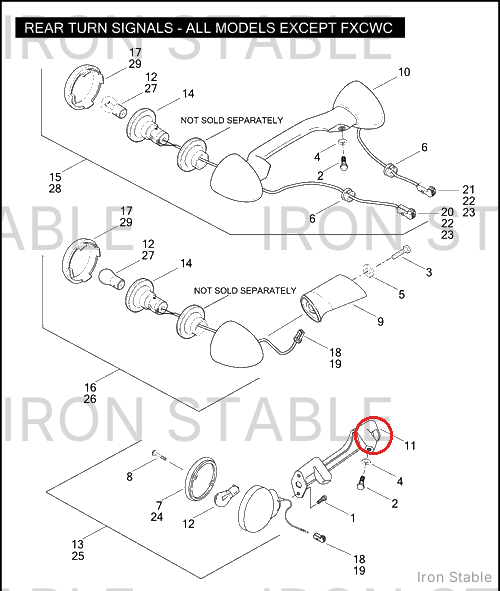 Harley-Davidson Mount, Rr Drc'tnl