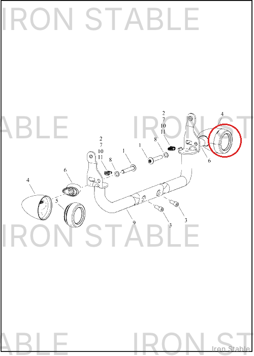 Harley-Davidson Turnsignal, Housing