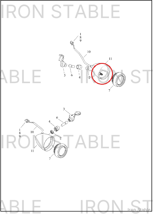 Harley-Davidson Turnsignal, X