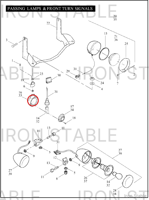 Harley-Davidson Sub-Assembly, Front Drctnl/Dom