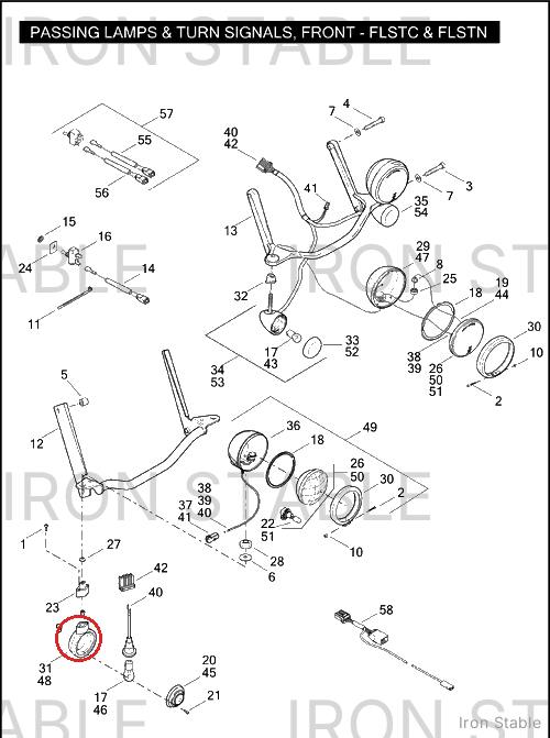Harley-Davidson Lamp, Drctnl Assembly