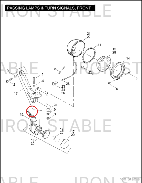Harley-Davidson Turnsignal, X