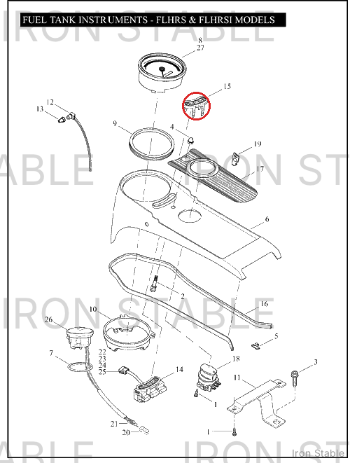 Harley-Davidson Bezel, Indi-Lite