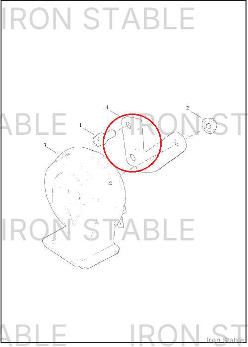 Harley-Davidson Bracket, Horn, Ncvr