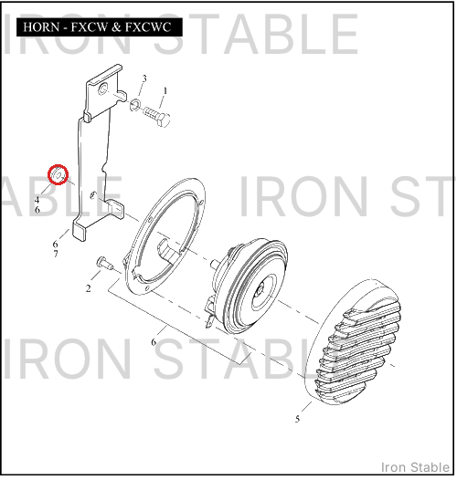 Harley-Davidson Sub-Assembly, Horn