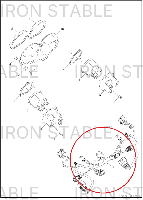Harley-Davidson Harness, Wire, Fairing
