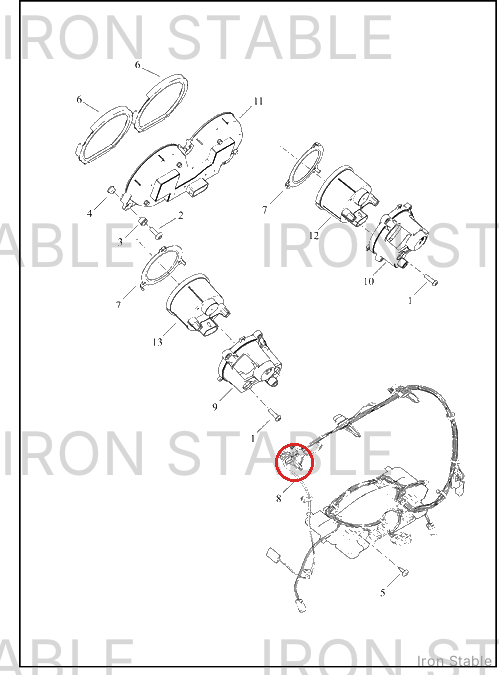 Harley-Davidson Harness, Wire, Fairing