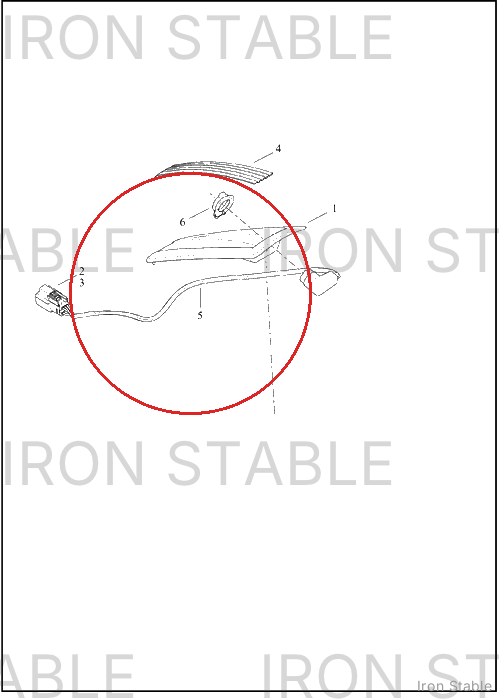 Harley-Davidson Wire Harness, Console Audio