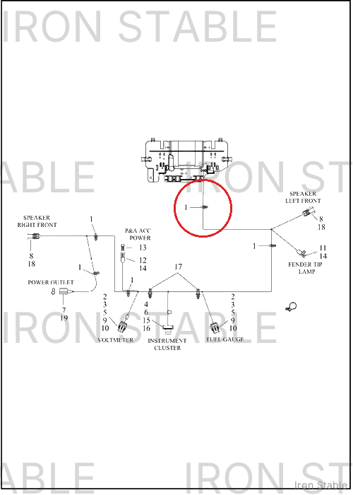 Harley-Davidson Harness, Wire, Fairing