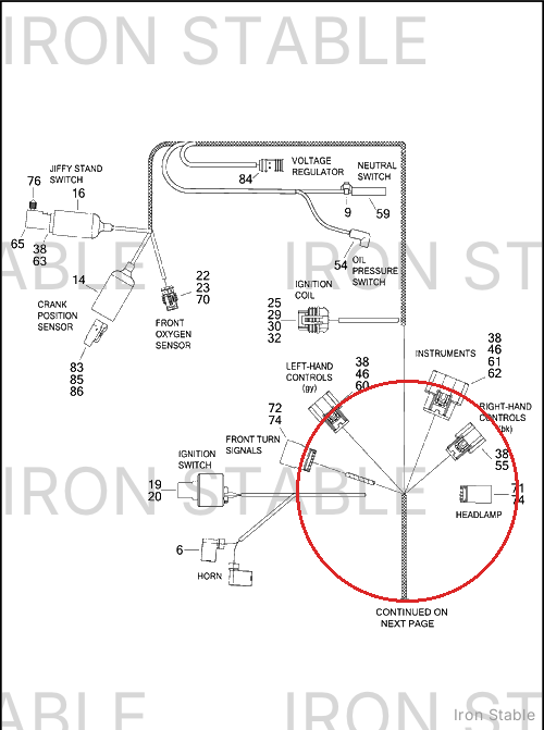 Harley-Davidson Main Harness, Xr-Sportster