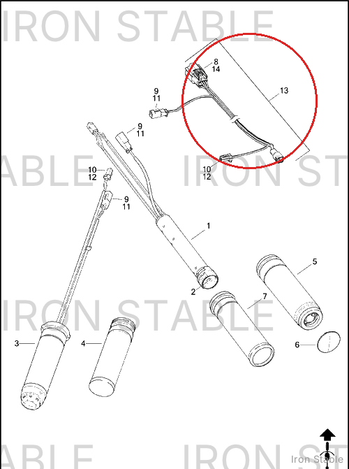 Harley-Davidson Harness, Wire, X