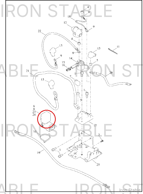 Harley-Davidson Housing, 8-Way, Pin